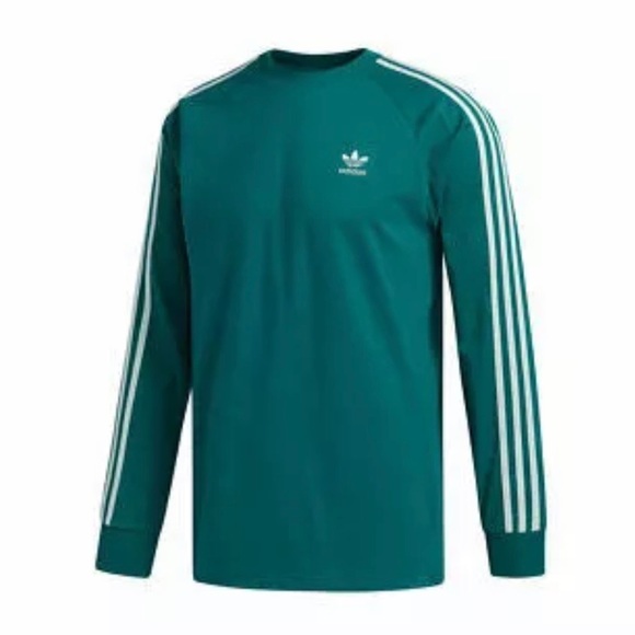 Adidas green long sleeve Clearance